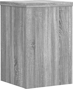 vidaXL Βάσεις Φυτών 2 Τεμ. Γκρι Sonoma 25x25x35 εκ. Επεξεργασμένο Ξύλο