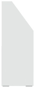 vidaXL Παιδική Ραφιέρα Περιοδικών Λευκή 71x30x78,5 εκ. από Μοριοσανίδα