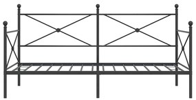 ΚΡΕΒΑΤΙ ΗΜΕΡΑΣ ΧΩΡΙΣ ΣΤΡΩΜΑ ΜΑΥΡΟ 107X203 CM ΑΤΣΑΛΙ 4104671