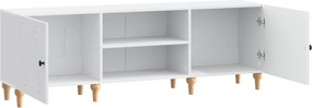 vidaXL Ντουλάπι TV Λευκό 150 x 31 x 50 εκ. Επεξεργασμένο Ξύλο