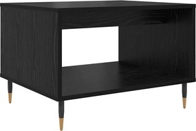 vidaXL Τραπεζάκι σαλονιού Μαύρη δρυς 60 x 50 x 40 εκ
