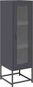 vidaXL Highboard Ανθρακί 36x39x123 cm Ατσάλι ψυχρής έλασης