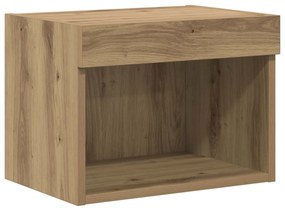 Μονάδες Τοίχου ΤV με LED Επιτοίχιο 5 pcs Artisan Oak 80 x 30 x 40 εκ