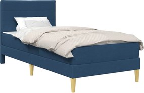 vidaXL Σκελετός Κρεβατιού Μπλε 100 x 200 cm Πολυεστέρας