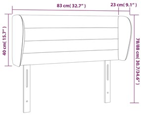 ΚΕΦΑΛΑΡΙ ΜΕ ΠΤΕΡΥΓΙΑ ΣΚΟΥΡΟ ΓΚΡΙ 83X23X78/88 ΕΚ. ΥΦΑΣΜΑΤΙΝΟ 3117259