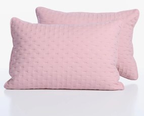 Ζεύγος Μαξιλαροθήκες Καπιτονέ (52x72) Nef-Nef Homeware Adelle Rose