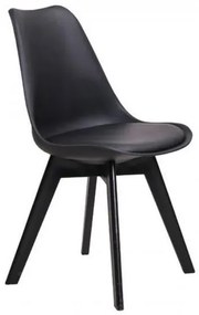 MARTIN-II καρέκλα PP Μαύρη (Μοντ/νη ταπετσαρία) 52x49x82cm ΕΜ137,2