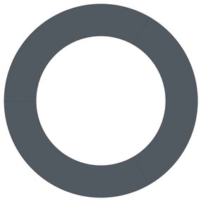 vidaXL Flat Tree Ring 5 τεμ. Ανθρακί Ø60/90 εκ. Ατσάλι