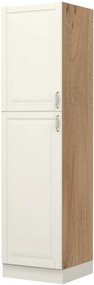 Επιδαπέδιο ντουλάπι ψηλό Toscana K23-60-2KF-Καρυδί - 60.00Χ60.00Χ235.00cm