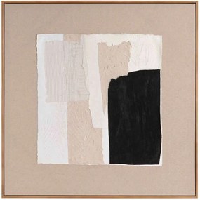 Πίνακας Καμβάς Gaia Modern Abstract AH-AX73032 80x80cm Multi Andrea House Τετράγωνοι Wood, Canvas