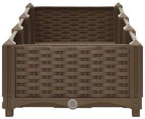 vidaXL Ζαρντινιέρα 120 x 40 x 23 εκ. από Πολυπροπυλένιο