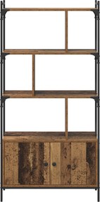 vidaXL Βιβλιοθήκη 76,5 x 30 x 154,5 εκ Επεξεργασμένο ξύλο