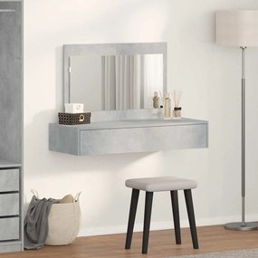 vidaXL Τραπέζι περιποίησης Γκρι 100 x 40 x 70 εκ. Επεξεργασμένο ξύλο