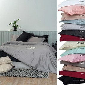 Σεντόνι Υπέρδιπλο Επίπεδο (240x270) Palamaiki Luxe Sateen Γκρι