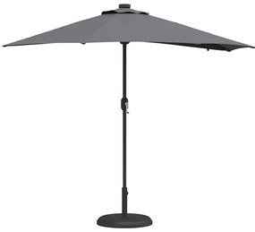 vidaXL Ομπρέλα Κήπου Ανθρακί 294 x 150 x 223 εκ ύφασμα