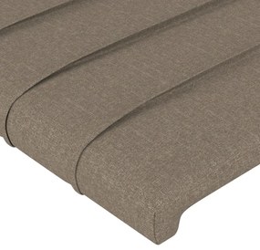 vidaXL Κεφαλάρια Κρεβατιού 2 τεμ. Taupe 100x5x78/88 εκ. Υφασμάτινο
