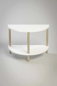 Τραπεζάκι Σαλονιού Λευκό LIFRE 60x30x42