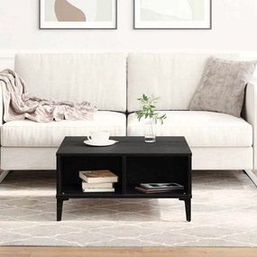 vidaXL Τραπεζάκι σαλονιού Μαύρη Οξυά 60 x 60 x 30 cm
