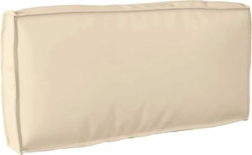 vidaXL Μαξιλάρι Μπεζ 80 x 40 x 12 cm Ύφασμα Όξφορντ