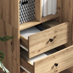 vidaXL Highboard Artisan Oak 45,5 x 34 x 127 εκ