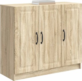 vidaXL Πλαϊνό γραφείο Sonoma Δρυς 89 x 34,5 x 77 εκ.