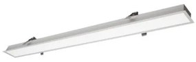 Γραμμικό Χωνευτό L580 3000K Ανοδ. Dim. Station Ultra 3911-03058-3-U-D3 Viokef-3911-03058-3-U-D3-Ασημί 3911-03058-3-U-D3