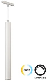 Κρεμαστό Φωτιστικό Ράγας 12W LED Magnetic Λευκό 4244202 Viokef 4244202 Λευκό