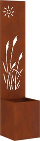 vidaXL Οθόνη Ιδιωτικότητας Κήπου Σκ rusty 32 x 32 x 150 εκ
