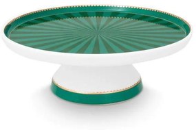 ΜΙΝΙ ΤΟΥΡΤΙΕΡΑ Δ24cm PIP STUDIO - LOVE BIRDS STRIPES EMERALD-GREEN