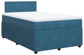 ΚΡΕΒΑΤΙ BOXSPRING ΜΕ ΣΤΡΩΜΑ ΜΠΛΕ 120X200 ΕΚ. ΒΕΛΟΥΔΙΝΟ 3287708