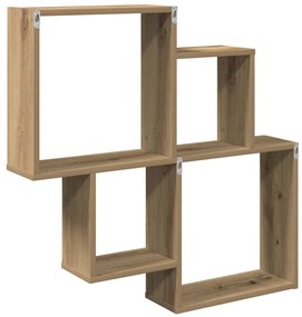 Ράφι τοίχου Artisan Oak 80x15x78,5 cm Κατασκευασμένο ξύλο - Καφέ