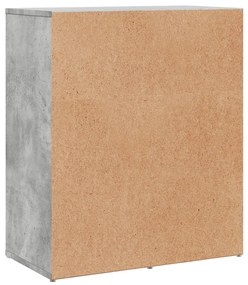 vidaXL Βοηθητικά Ντουλάπια 2 τεμ. Γκρι Σκυρ. 60x31x70εκ Επεξεργ. Ξύλο