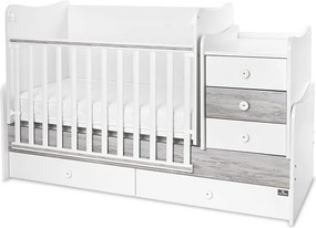 BED MAXI PLUS NEW 70/160 WHITE/ARTWOOD