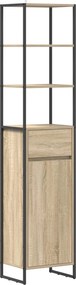 vidaXL Ντουλάπι Μπάνιου Σονόμα 40 x 30 x 180 εκ Επεξεργασμένο ξύλο