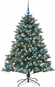 vidaXL Τεχνητό Χριστουγεννιάτικο Δέντρο με 150 LED Πράσινο 150 cm