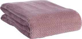 Κουβέρτα Fleece Υπέρδιπλη (220x240) Nef-Nef Homeware Worth Mauve