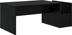 vidaXL Τραπεζάκι σαλονιού Μαύρη Οξυά 90 x 45 x 35 cm