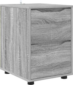 vidaXL Ντουλάπι αποθήκευσης Γκρίζο Σονομα 40 x 48 x 57 εκ