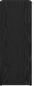 vidaXL Σχέδιο &amp; βάση αποθήκευσης Μαύρη Οξυά 25 x 24,5 x 64 εκ.