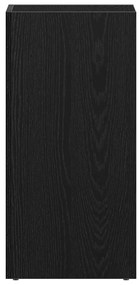 Κουτί αποθήκευσης vidaXL LP Μαύρη βελανιδιά 71x34x36 cm