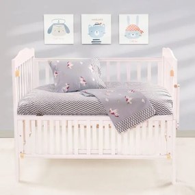 Beauty Home Σετ σεντόνια βρεφικά Art 5181 120x160 Γκρι