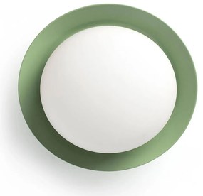 Φωτιστικό Τοίχου - Οροφής May 40099 LED 4W 3000K Green Faro Barcelona Metal, Glass