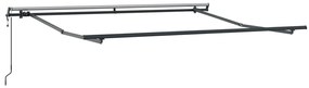 vidaXL Ανασυρόμενη τέντα Automatic Κόκκινη 300x250 cm