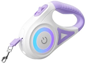 Rojeco Dog Automatic Leash LED 5 m (purple)