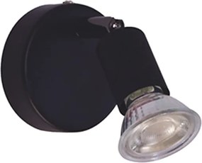 Σποτ Μονόφωτο Homelighting Saba 77-3554 Black