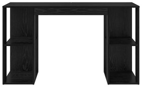 VidaXL Γραφείο Μαύρη Οξυά 130 x 50,5 x 75 cm Επεξεργασμένο Ξύλο