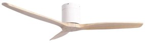 Primo PRCF-80664 Ανεμιστήρας Οροφής 52'' 132εκ. DC Με Τηλεχειριστήριο Λευκός με 3 ξύλινα φτερά