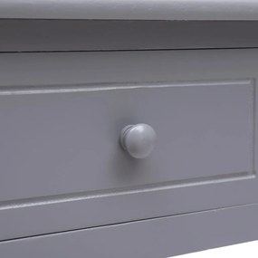 vidaXL Γραφείο Γκρι 110 x 45 x 76 εκ. Ξύλινο