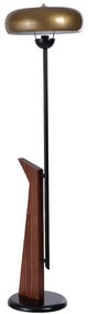 Φωτιστικό Δαπέδου 534LUN5531 Φ38x147cm 1xE27 40W Multi-Walnut Opviq
