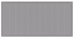 vidaXL Σέτ φαγητού για κήπο 7 pcs Ανοιχτό γκρι Rattan Polt